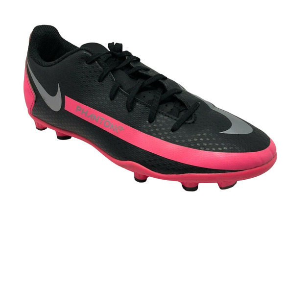 Nike Junior Phantom GT Club FG Black Pink Soccer Cleats CK8479 006 Size 5Y - Picture 10 of 13
